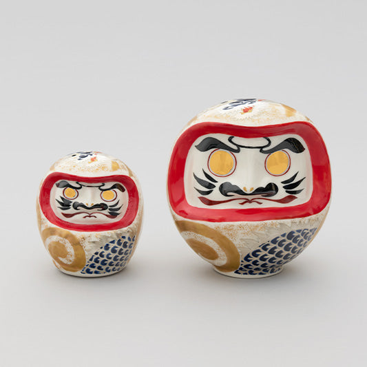 Touan Daruma avec un dragon peint (petit) / Daruma Seiryu (petit)